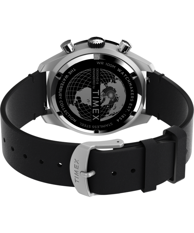 TW2V42500 Cronógrafo Waterbury de 41 mm con correa de piel: imagen del fondo de la caja con accesorio