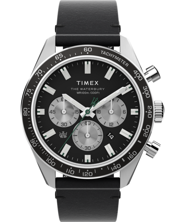 TW2V42500 Reloj cronógrafo Waterbury de 41 mm con correa de piel. Imagen principal