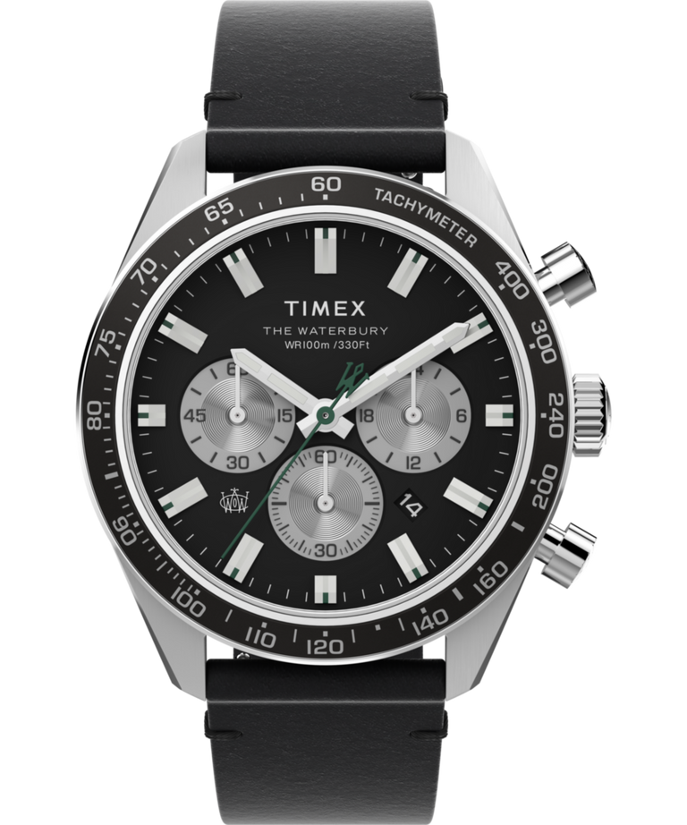 TW2V42500 Reloj cronógrafo Waterbury de 41 mm con correa de piel. Imagen principal