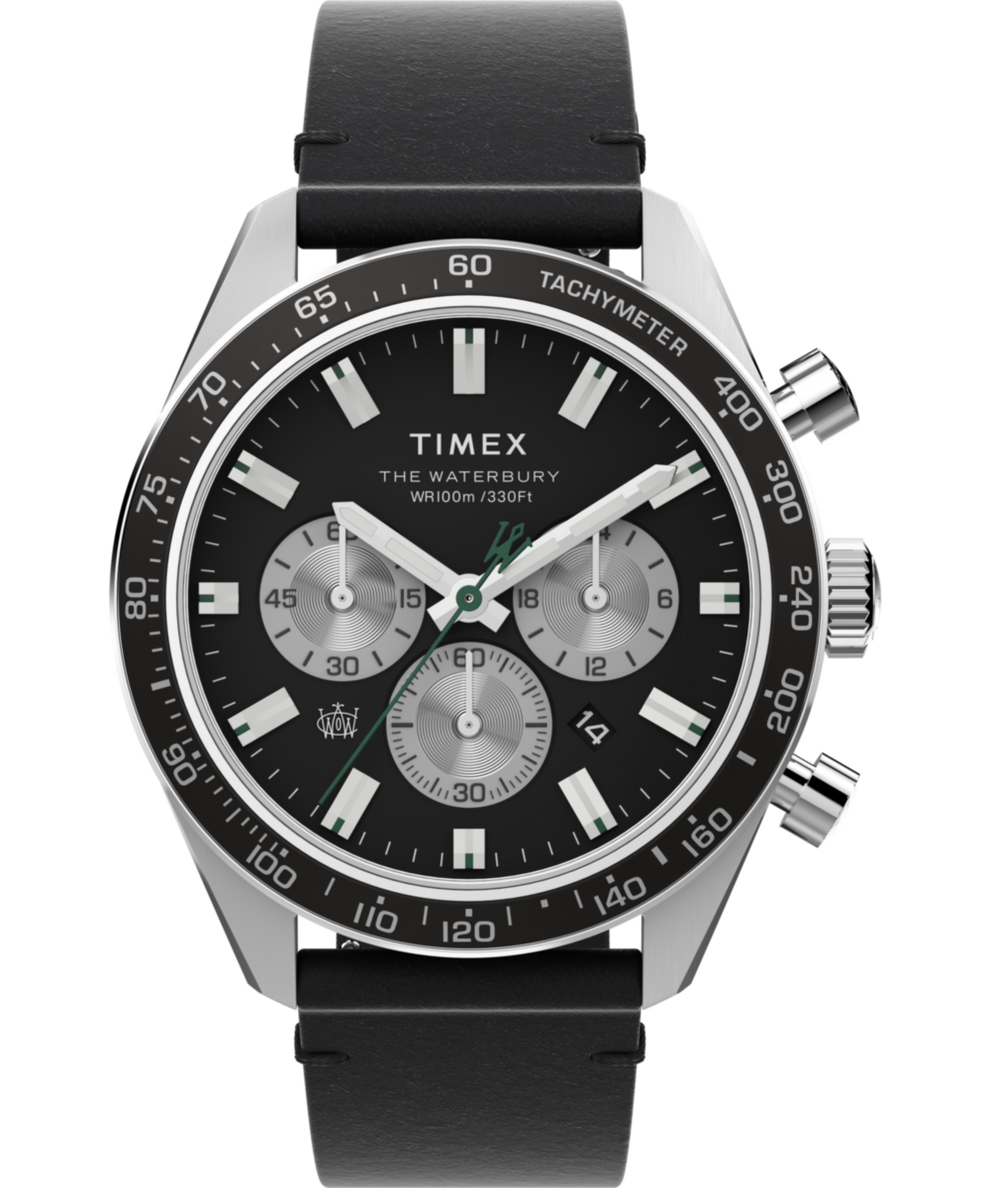 TW2V42500 Reloj cronógrafo Waterbury de 41 mm con correa de piel. Imagen principal