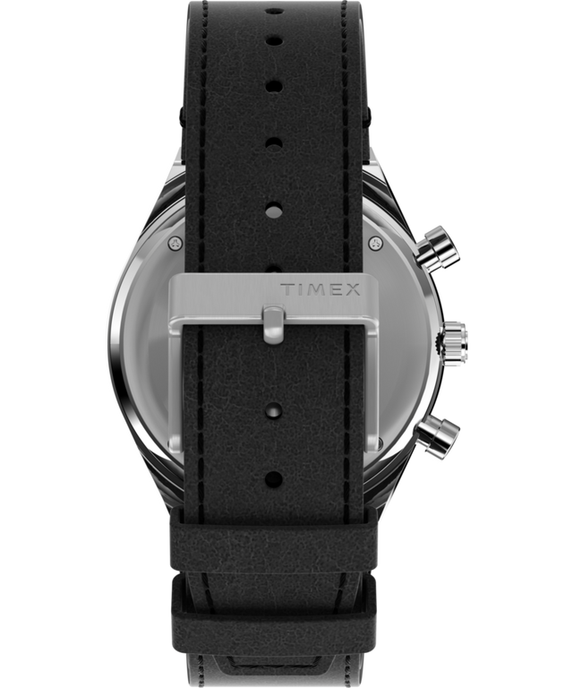 TW2V42700 Q Timex Cronógrafo de 40 mm con correa de piel. Imagen de la correa del reloj