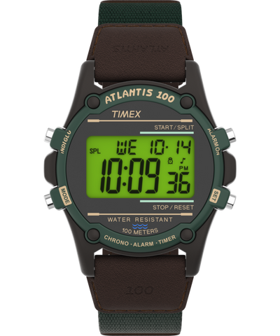 TW2V44300 Atlantis 40mm Fabric and Leather Strap Watch Primary Image