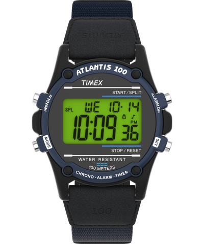 TW2V44400 Atlantis 40mm Fabric and Leather Strap Watch Primary Image