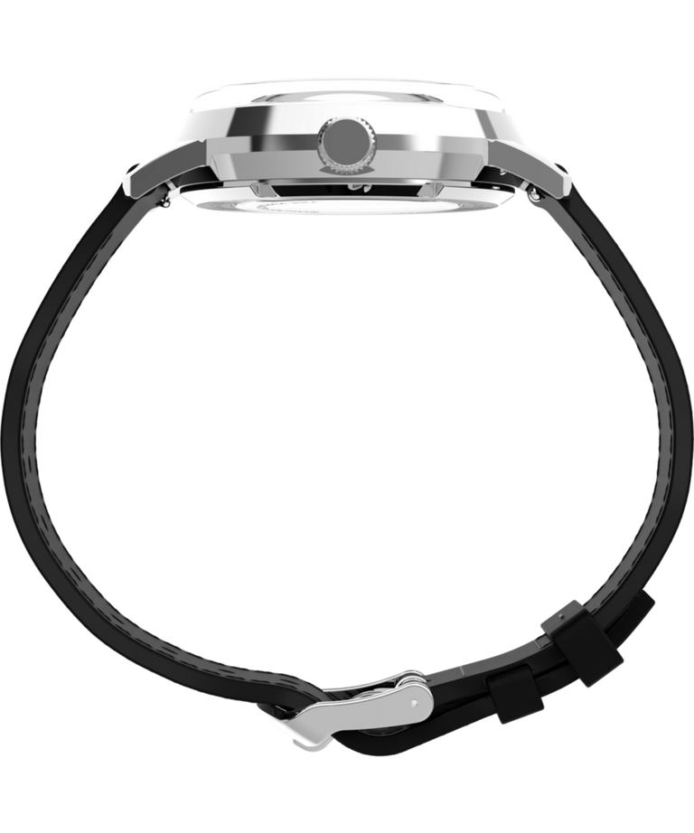 Imagen de perfil del reloj con correa de piel Marlin® Automático de 40 mm TW2V44600