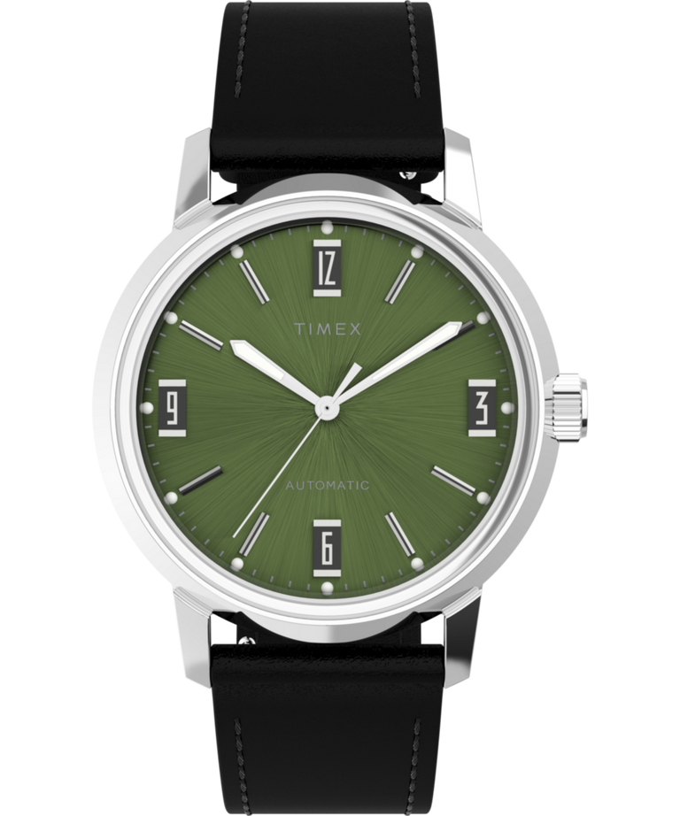 Imagen principal del reloj con correa de piel Marlin® Automático de 40 mm TW2V44600