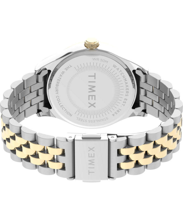 TW2V45600 Legacy 34mm Stainless Steel Bracelet Watch Caseback with Attachment Image