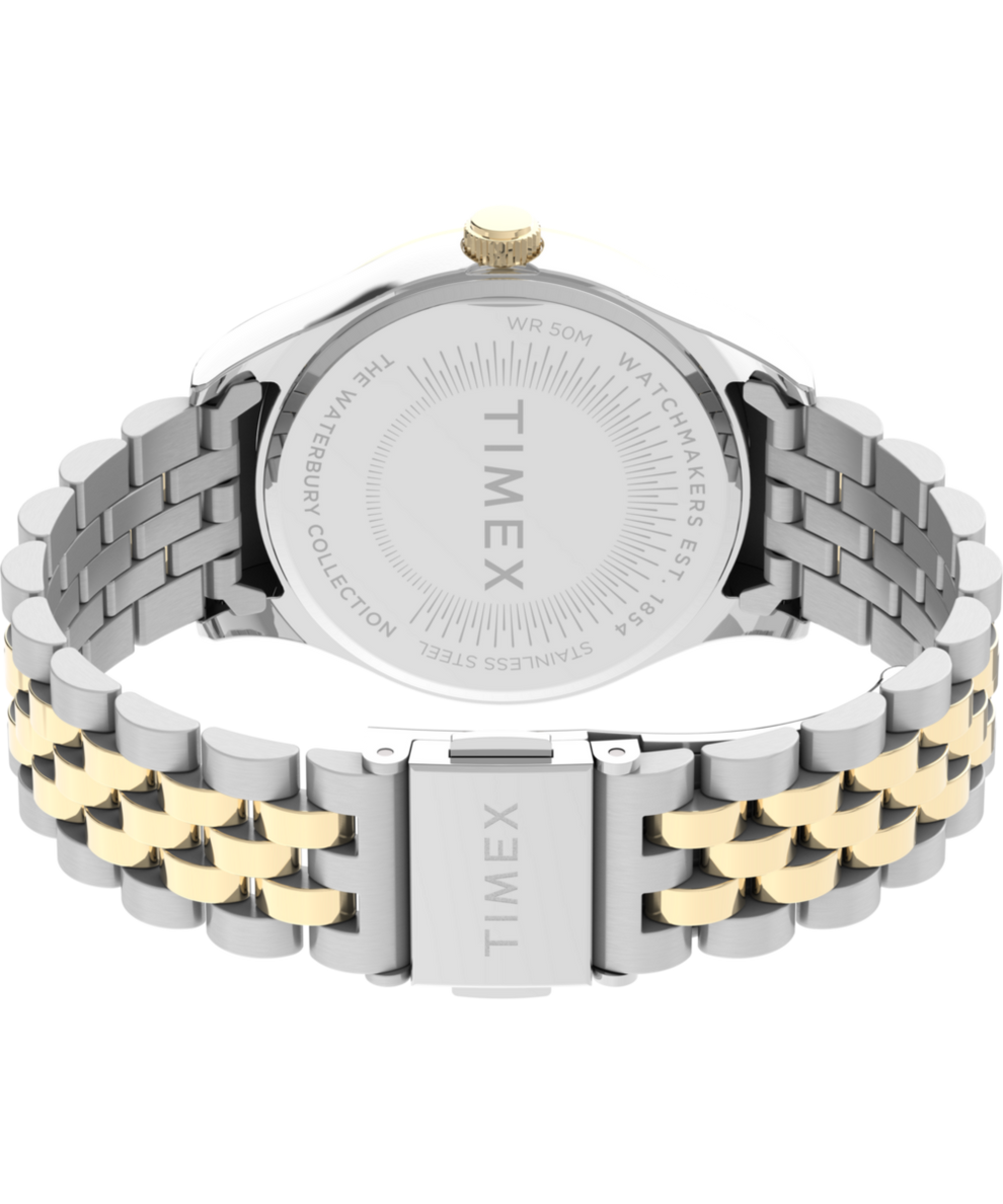 TW2V45600 Legacy 34mm Stainless Steel Bracelet Watch Caseback with Attachment Image