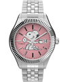 TW2V47400 Peanuts® x Timex Legacy 34mm Stainless Steel Bracelet Watch Primary Image