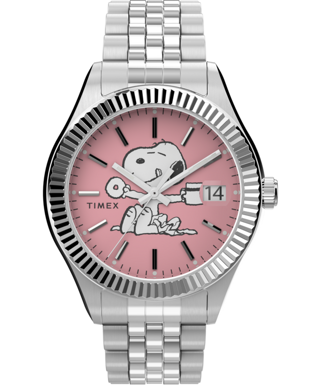 TW2V47400 Timex Legacy x Peanuts 34mm Stainless Steel Bracelet Watch Primary Image