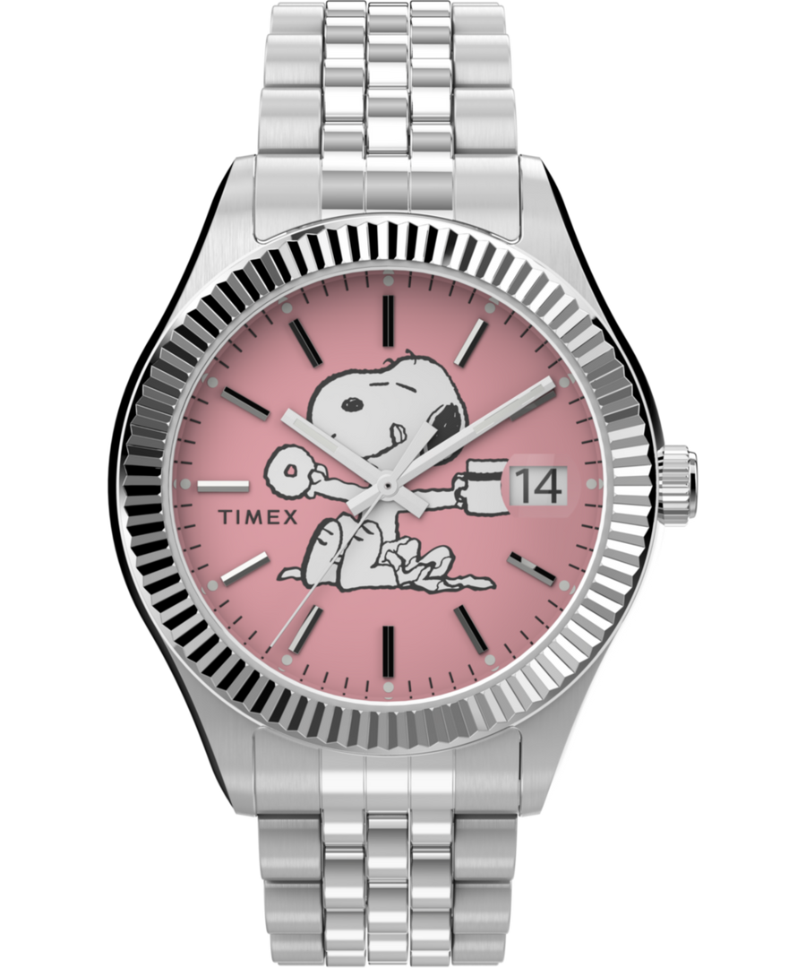 TW2V47400 Timex Legacy x Peanuts 34mm Stainless Steel Bracelet Watch Primary Image