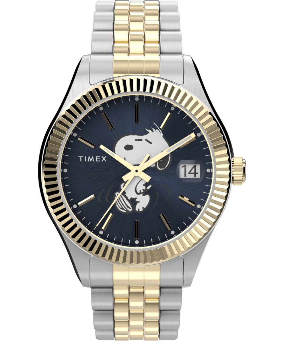 TW2V47500 Timex Legacy x Peanuts 34mm Stainless Steel Bracelet Watch Primary Image