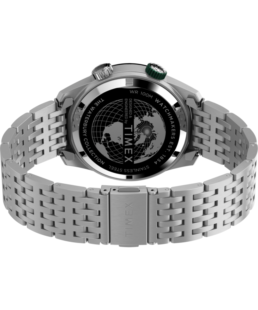 TW2V49700 Waterbury Dive 41mm Stainless Steel Bracelet Watch Caseback with Attachment Image