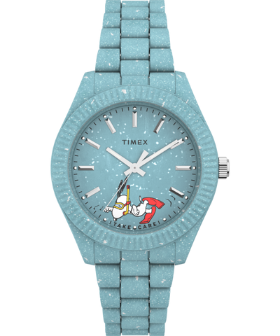 TW2V53200 Timex Legacy Ocean x Peanuts 37mm Recycled Bracelet Watch Primary Image