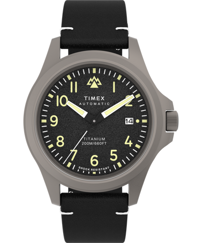 TW2V54000 Expedition Titanium Automatic 41mm Eco-Friendly Leather Strap Watch Primary Image