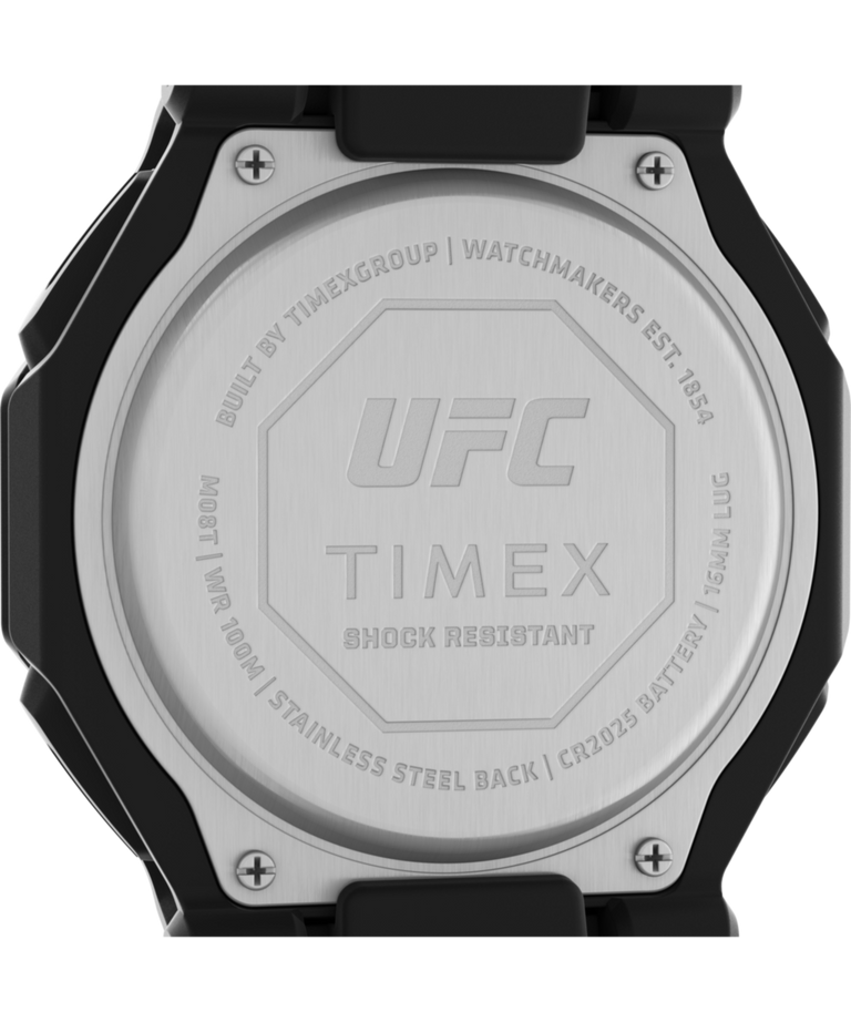 TW2V55200 Timex UFC Colossus 45mm Resin Strap Watch Caseback Image