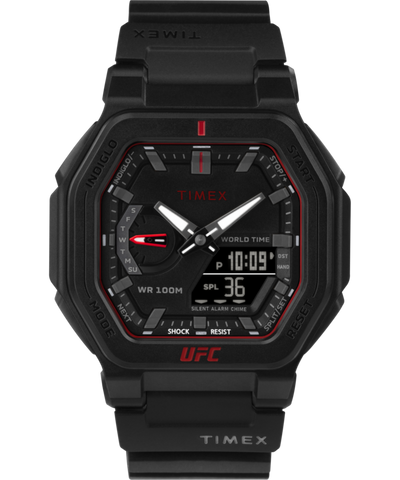 TW2V55200 Timex UFC Colossus 45mm Resin Strap Watch Primary Image