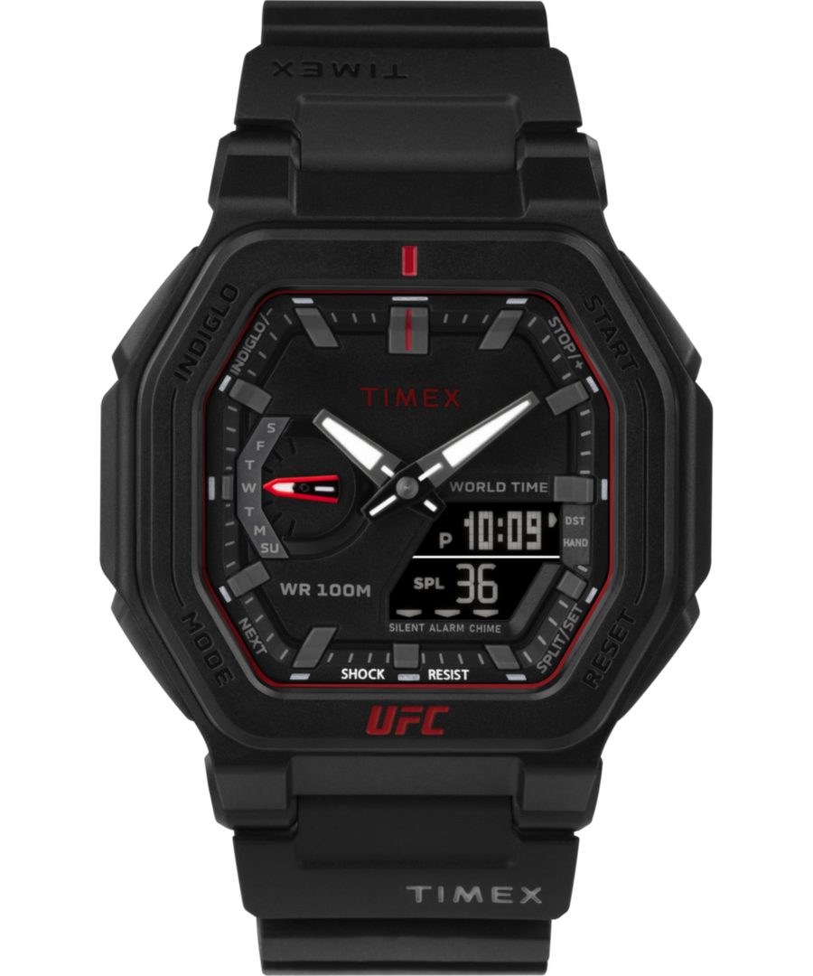 TW2V55200 Timex UFC Colossus 45mm Resin Strap Watch Primary Image