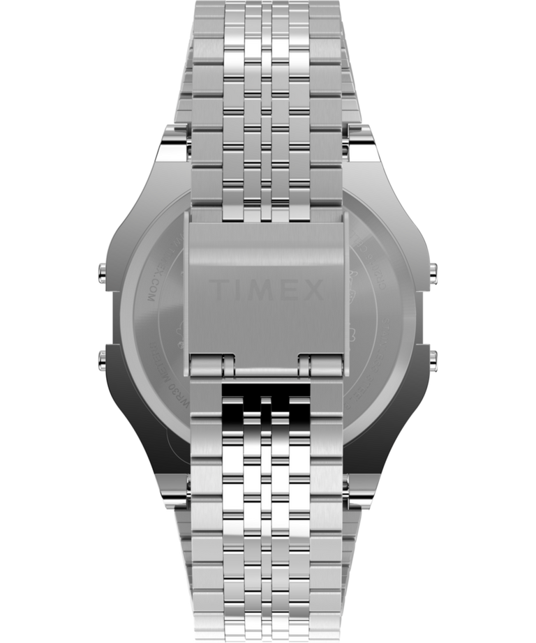 Imagen de la correa del reloj con brazalete de acero inoxidable Peanuts® x Timex 80 Dream in Color de 34 mm TW2V61300