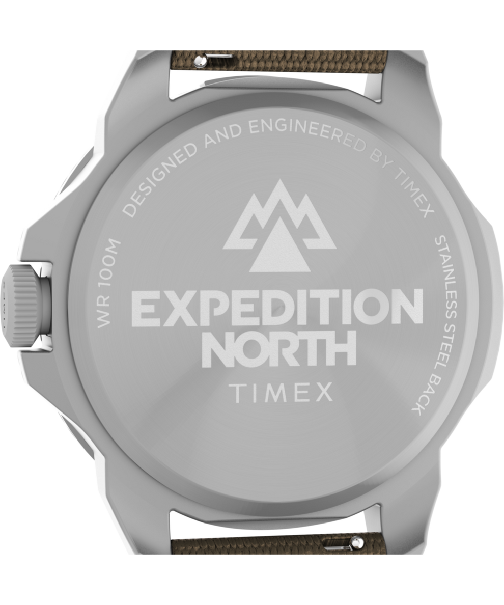 TW2V62400 Expedition Ridge 43mm Recycled Materials Fabric Strap Watch Caseback Image