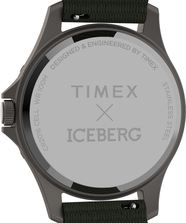 Timex x Iceberg 38mm Fabric Strap Watch
