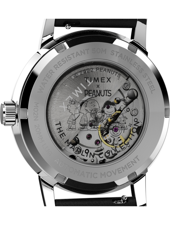 TW2V63100 Marlin® Automatic x Snoopy Easy Rider 40mm Leather Strap Watch Caseback Image