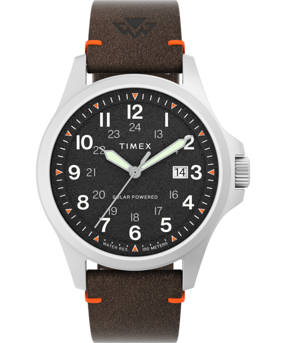 TIMEX Expedition Field Solar 41mm Eco-Friendly Leather Strap Watch