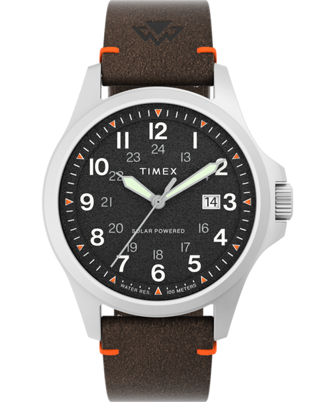 ベルルティ Expedition Field Solar 41mm Eco-Friendly Leather Strap Watch