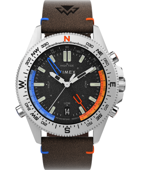 Expedition Tide-Temp-Compass 43mm Eco-Friendly Leather Strap Watch -  TW2V64400 | Timex US