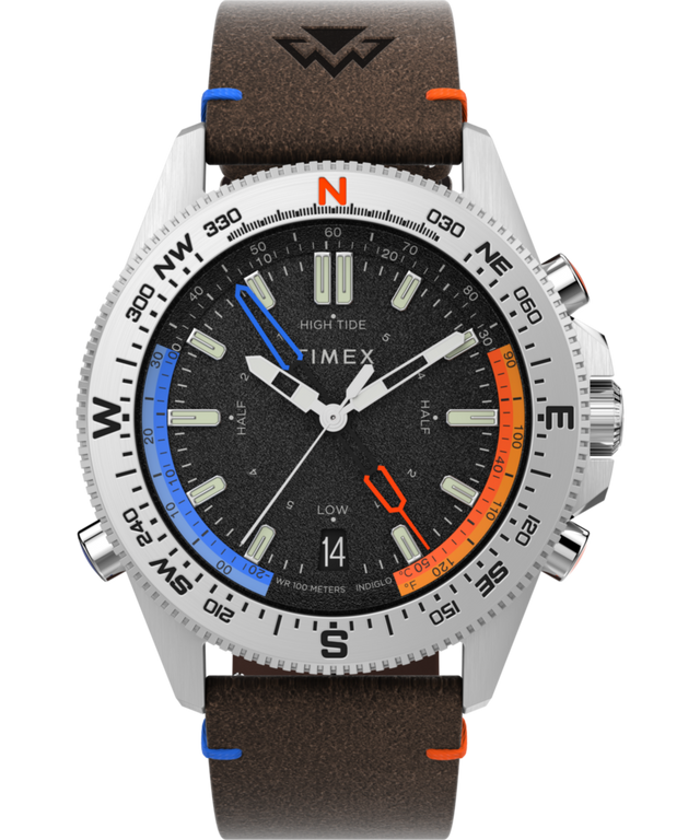 TW2V64400 Expedition Tide-Temp-Compass 43mm Eco-Friendly Leather Strap Watch Primary Image