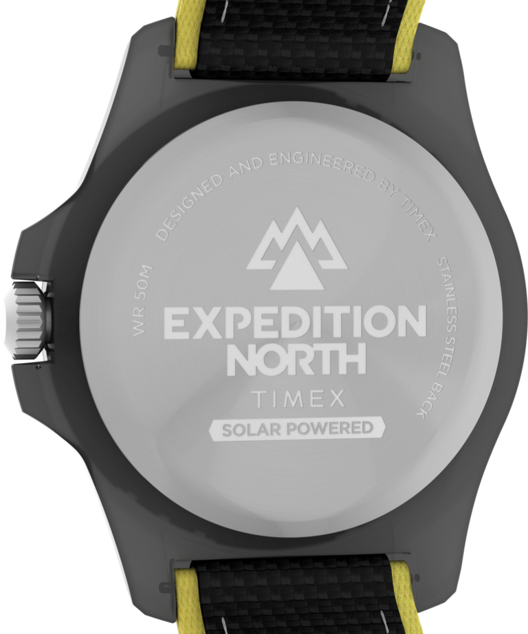 TW2V66200 Expedition Freedive Ocean #tide Fabric Strap Watch Caseback Image