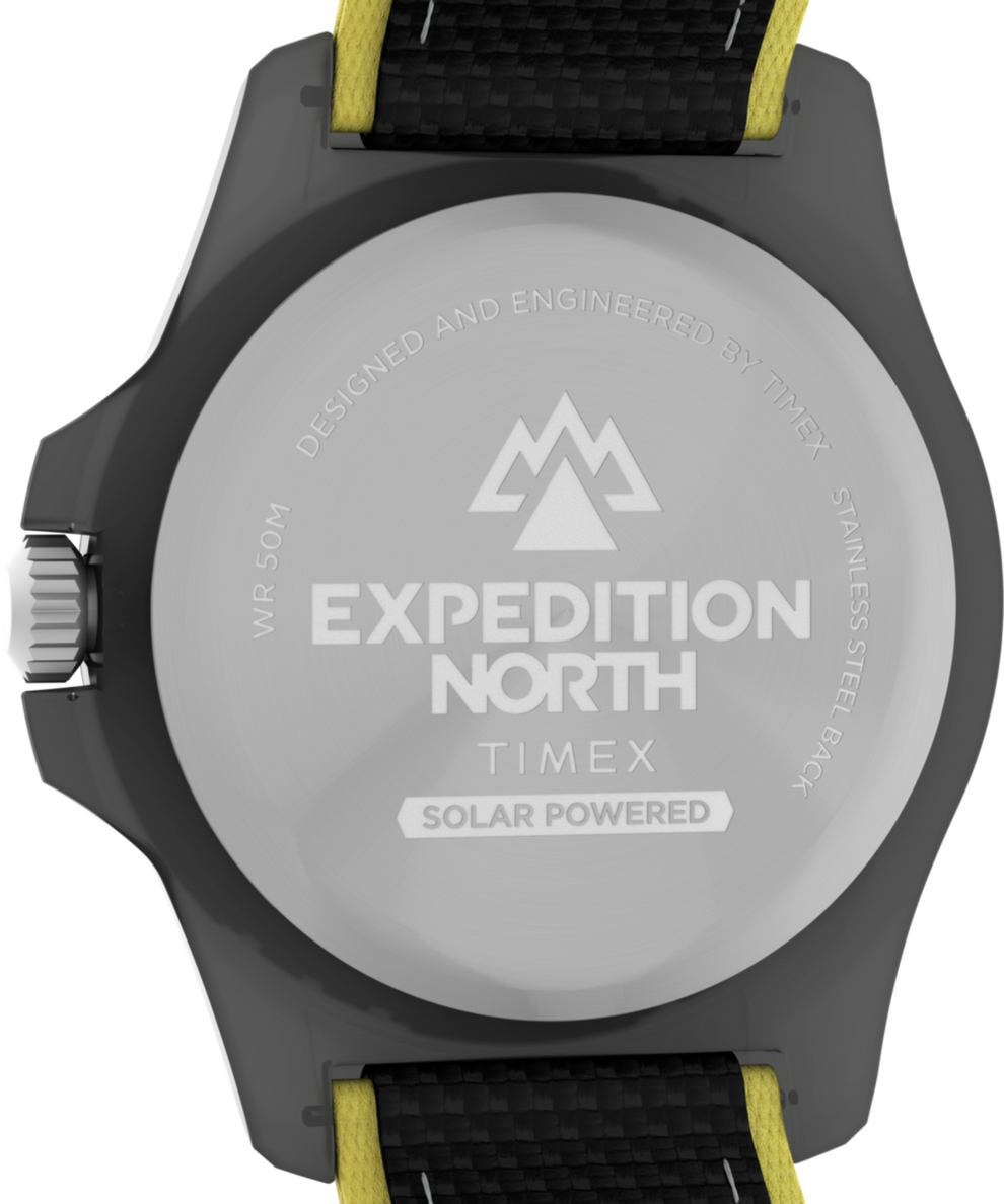 TW2V66200 Expedition Freedive Ocean #tide Fabric Strap Watch Caseback Image