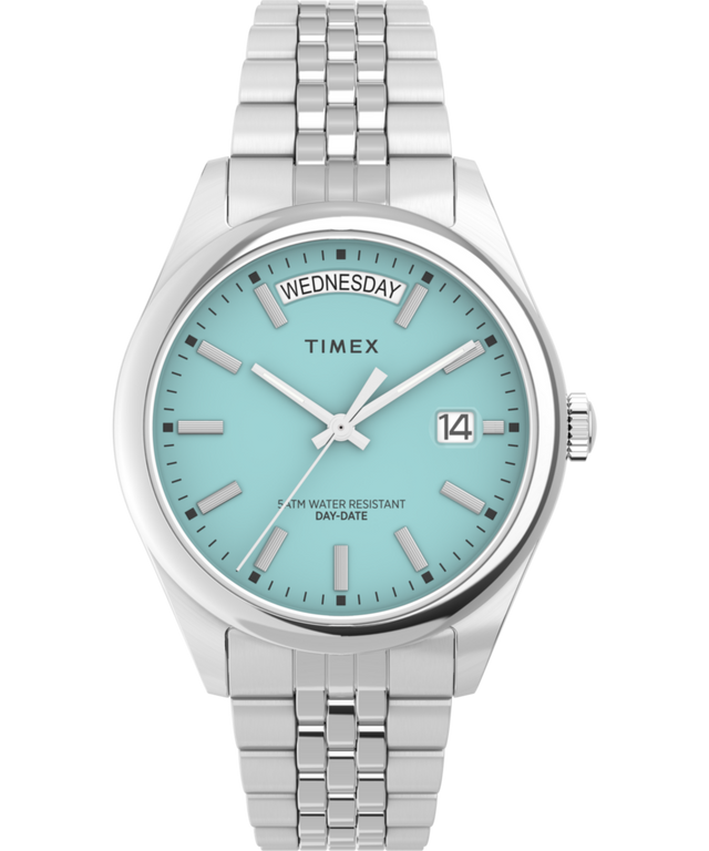 Timex Legacy Day and Date 36mm Stainless Steel Bracelet Watch Timex Legacy Day and Date 36mm Stainless Steel Bracelet Watch