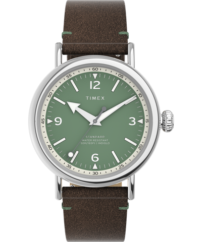 TW2V71200 Timex Standard 40mm Eco-Friendly Leather Strap Watch Primary Image