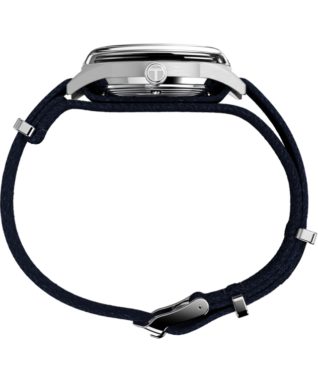 Reloj Marlin® Jet Automatic de 38 mm con correa de tela TW2V72300, vista de perfil