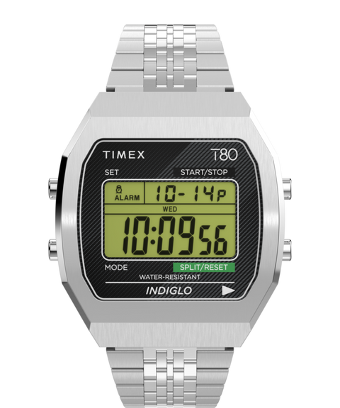 Timex T80 Steel 36mm Stainless Steel Bracelet Watch - TW2V74200