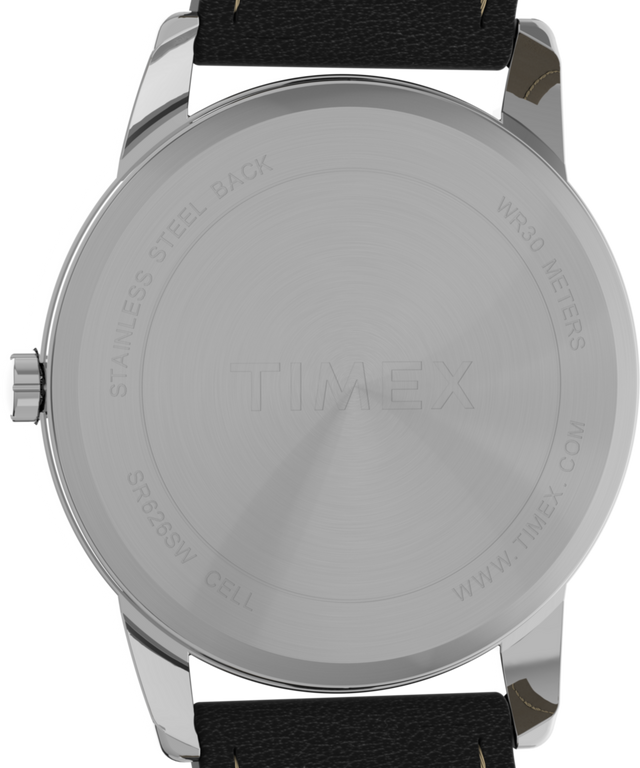 TW2V75100 Easy Reader 35mm Eco-Friendly Vegan Leather Strap Watch Caseback Image