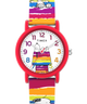 TW2V77700 Timex x Peanuts Rainbow Paint 36mm Silicone Strap Watch Primary Image