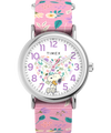 TW2V77800 Peanuts® x Timex Weekender In Bloom 38mm Fabric Strap Watch Primary Image