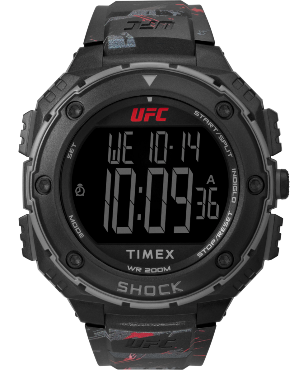 TW2V85100 Timex UFC Shock XL Fight Week 50mm Resin Strap Watch Primary Image
