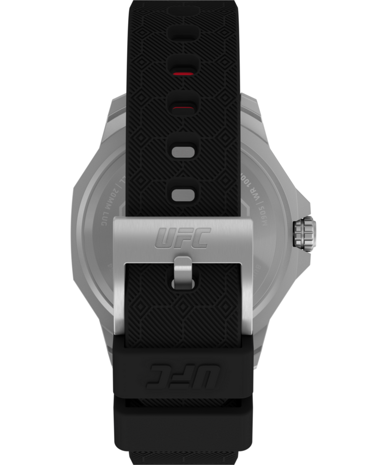TW2V85400 Timex UFC Reveal 41mm Silicone Backed Leather Strap Watch Strap Image