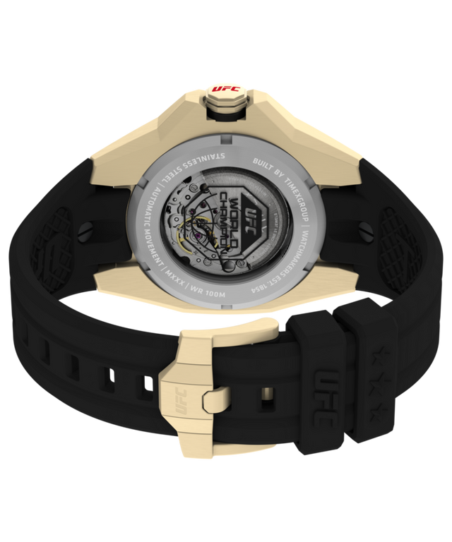 TW2V86500 Timex UFC Pro Automatic 45mm Silicone Strap Watch Caseback with Attachment Image