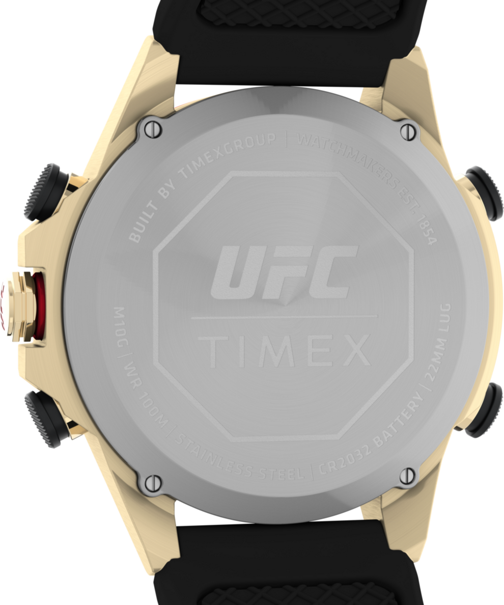 TW2V86600 Timex UFC Kick 49mm Resin Strap Watch Caseback Image