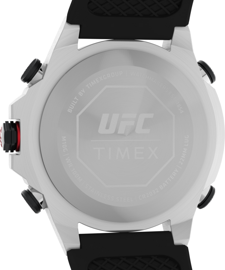 TW2V86700 Timex UFC Kick 49mm Resin Strap Watch Caseback Image
