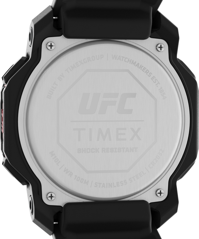 TW2V88100 Timex UFC Knockout 49mm Resin Strap Watch Caseback Image