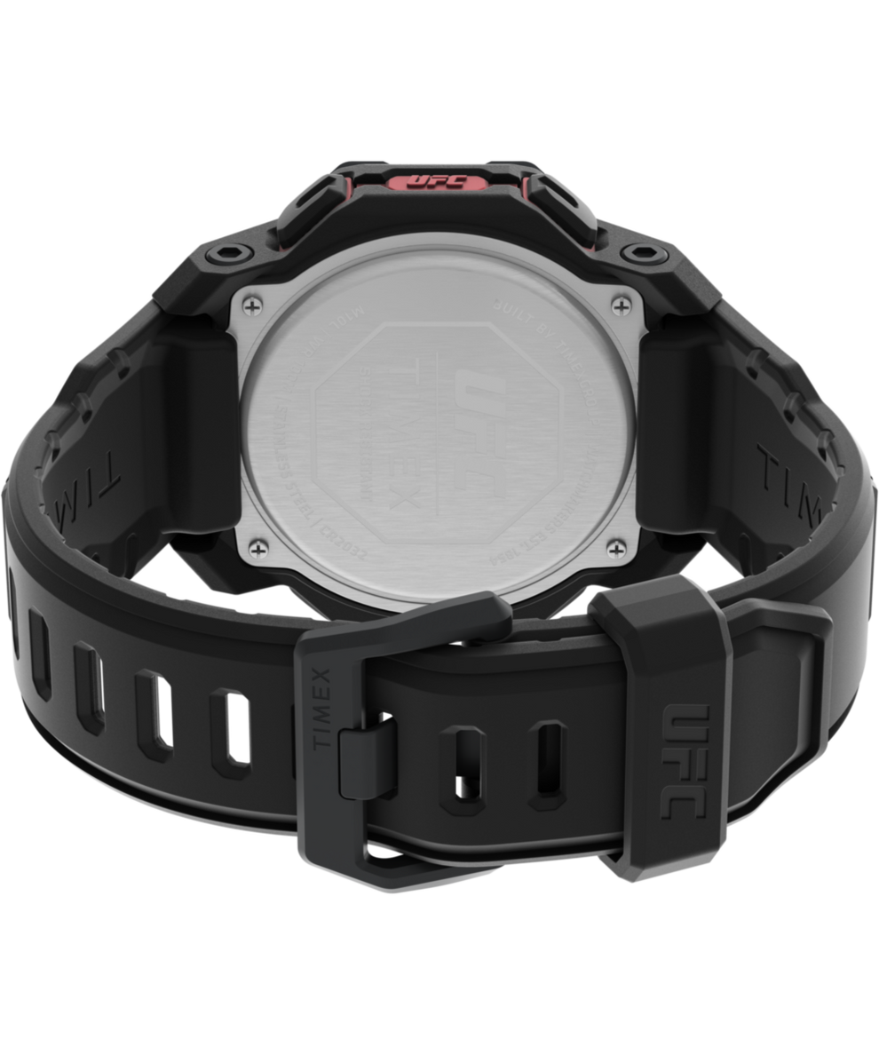 TW2V88100 Timex UFC Knockout 49mm Resin Strap Watch Caseback with Attachment Image