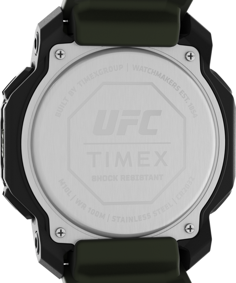 TW2V88300 Timex UFC Knockout 49mm Resin Strap Watch Caseback Image