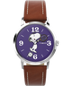 TW2V88500 Timex Marlin® Hand-Wound x Snoopy Tennis 34mm Leather Strap Watch Primary Image