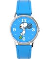 TW2V88700 Timex Marlin® Hand-Wound x Snoopy Tennis 34mm Leather Strap Watch Primary Image