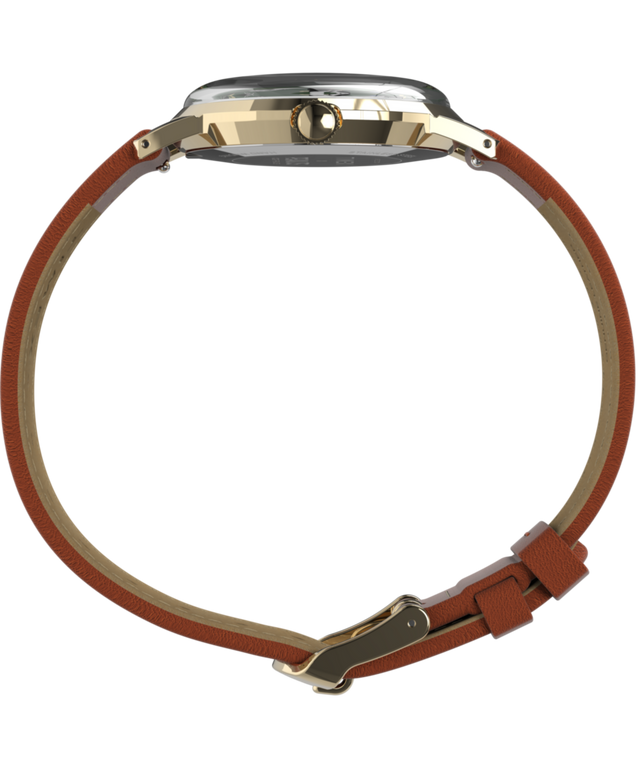 TW2V88800 Peanuts® x Timex Marlin® Hand-Wound Snoopy Tennis 34mm Leather Strap Watch Profile Image