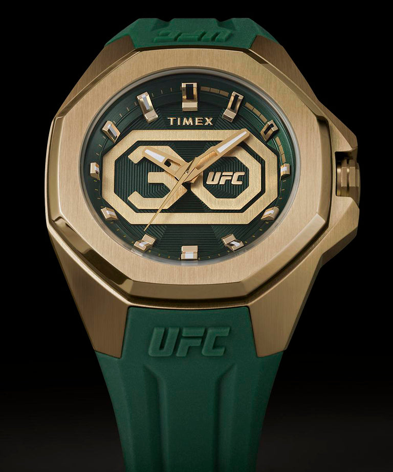 TW2V90100 Timex UFC Pro 30th Anniversary 45mm Silicone Strap Watch Additional Image